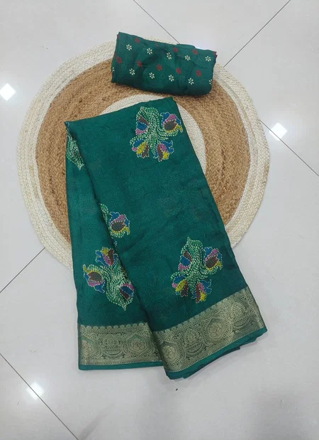 Kt 2128 Soft Georgette Zari Border Saree